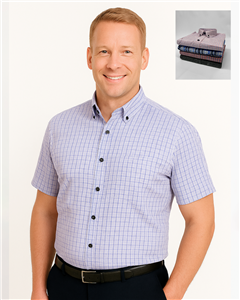 020 - Camisa Escocesa Manga Corta Alg/Pol